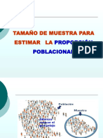 Tamaño de Muestra para Estimar Una Proporción.