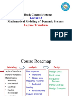 Feedback Control Systems Mathematical Modeling of Dynamic Systems