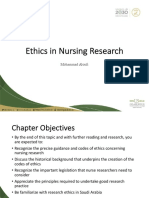 Ethics in Nursing Research