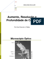 Prtica III - Aumento Resoluo e Profundidade de Campo