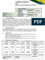 Formato Informe de Seguimiento Actividades Realizadas 1 Al 4 Junio