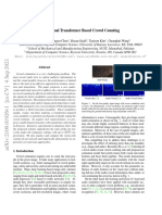 Audio-Visual Transformer Based Crowd Counting