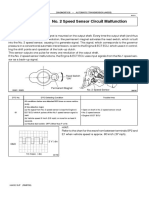 DTC 61 No. 2 Speed Sensor Circuit Malfunction