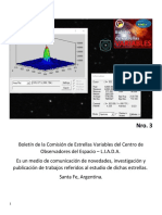 Boletin de Estrellas Variables Nro 3