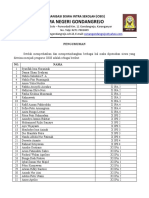 Pengumuman Seleksi OSIS-3