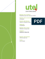 Tarea4 - Estadistica para Las Ciencias Sociales. Medidas de Dispersion