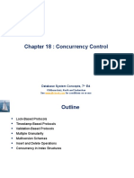 Chapter 18: Concurrency Control: Database System Concepts, 7 Ed