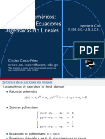 Clase 04 - Metodos Numericos - Seminario Ecuaciones No Lineales