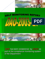 Self Monitoring Report