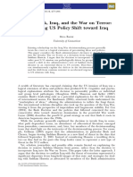 Groupthink, Iraq, and The War On Terror: Explaining US Policy Shift Toward Iraq