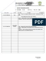 Nurse'S Progress Notes: Holy Name University Simulation Hospital