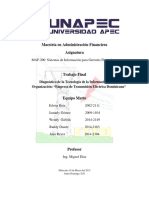 Diagnóstico de La TI en Una Organización, Equipo Marte.