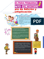 Principio de Adición y Multiplicación para Quinto de Primaria