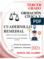 3° Fce - Cuadernillo Remedial - Del 8 Al 19 de Noviembre