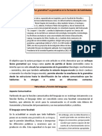 Didáctica de La Gramática - Resumen Textos