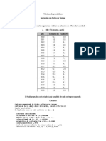 Técnicas de Pronósticos - Tarea - 3