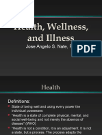 Health, Wellness, and Illness