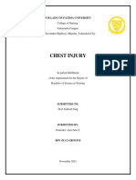 Chest Injury: College of Nursing Valenzuela Campus 120 Macarthur Highway, Marulas, Valenzuela City