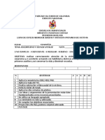 Lista de Cotejo Socorrismo