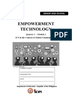 Empowerment Technology: Quarter 1 - Module 1