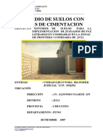 Informe de Estudio de Suelos