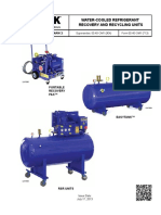 Water-Cooled Refrigerant Recovery and Recycling Units: Operation & Maintenance