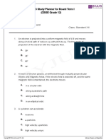 CBSE Class 12 Physics Moving Charges and Magnetism Practice Questions