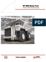 MT 3000 Mining Truck: 120 Ton (109 T) Payload Capacity