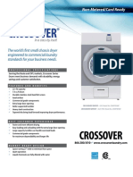 Wascomat Crossover Dryer OPL Specifications DAWF0GNM Non Meteres Card Ready Gas