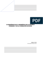 La Ens. de La Grámatica en La Escuela Primaria y en La Formación Docente. Otañi