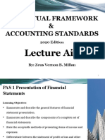 Pas 1 - Presentation of Financial Statements - Recording