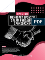 (E-Book) Tips & Trik Menggaet Sponsor Dalam Pengajuan Sponsorship