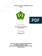 RPP Hukum III Newton Dengan Pendekatan Inkuiri