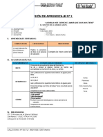 Sesión de Aprendizaje 1° 3