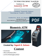 Biometric ATM