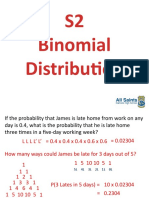 S2 Binomial Distribution