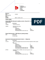 Fault Codes: Brake (DSC/DXC (Dynamic Stability Control) - Bosch 8.0 - Tyre Pressure Monitoring)