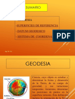 Cap 3 Geodesia Clasificacion Datum