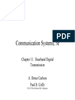 Communication Systems, 5e: Chapter 11: Baseband Digital Transmission A. Bruce Carlson Paul B. Crilly