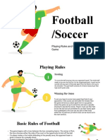 Football /soccer: Playing Rules and Official of The Game