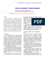 Composite Cores in Current Transformers