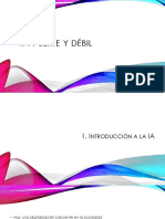 UT1. Inteligencia Artificial Fuerte y Débil