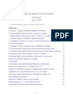 Topologie Des Espaces Vectoriels Normes 1