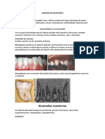 Anomalías Dentarias