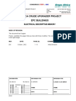 Hamaca Crude Upgrader Project Epc Buildings: Electrical Descriptive Memory