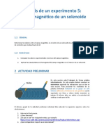 Analisis de Un Experimento 5 - Campo Magnetico Solenoide