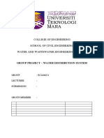 College of Engineering School of Civil Enginerring Water and Wastewater Engineering (Ecw567)