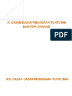 Ixa. Dasar-Dasar Peniadaan Tuntutan Dan Pemidanaan