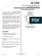 MIL-STD-1553 / MIL-STD-1760 3.3V Single Transceiver: Description Pin Configurations Pin Configurations