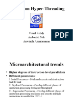 A Study On Hyper-Threading: Vimal Reddy Ambarish Sule Aravindh Anantaraman